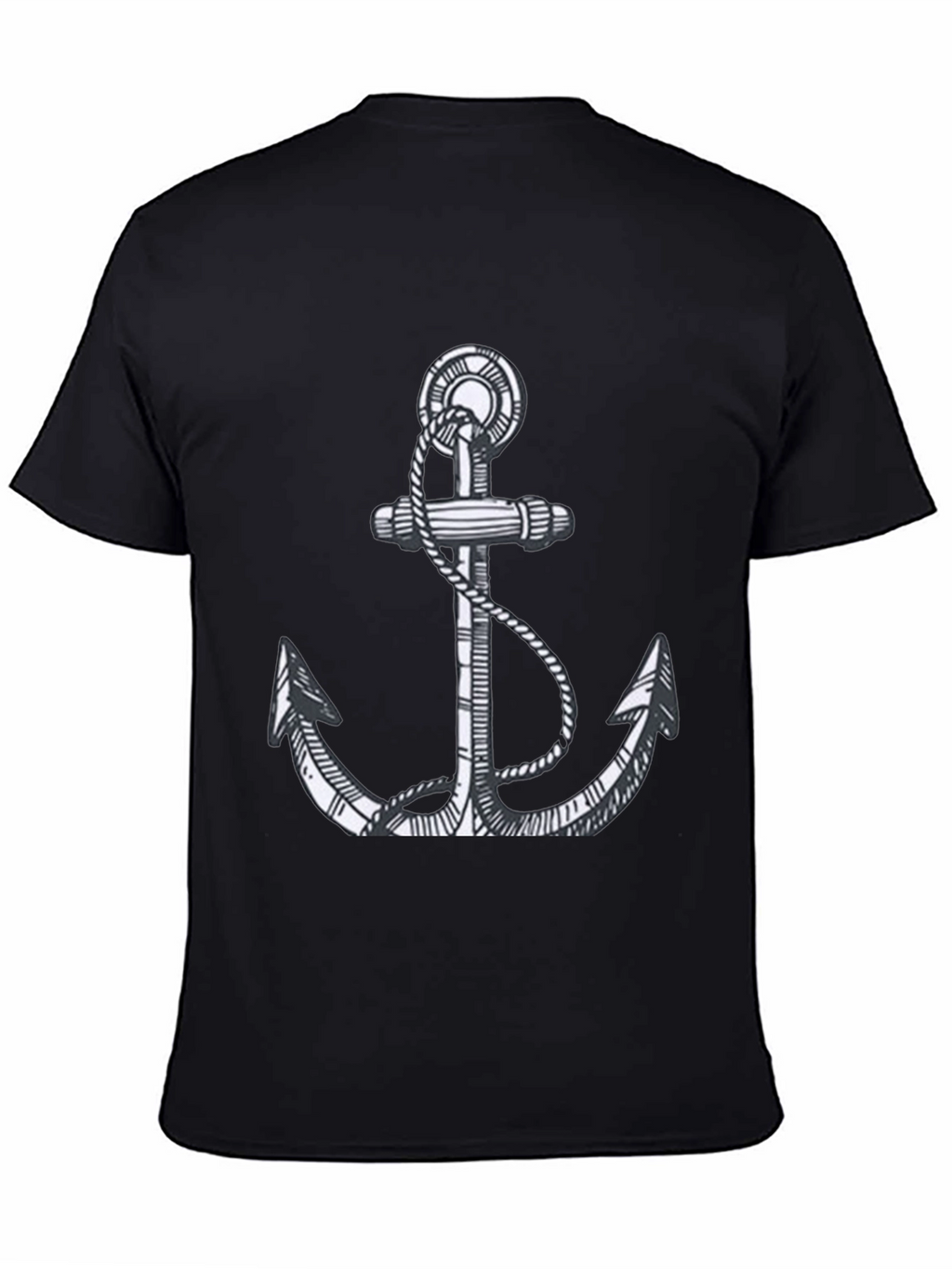 Anchor Graphic Tee - Classic Nautical Style
