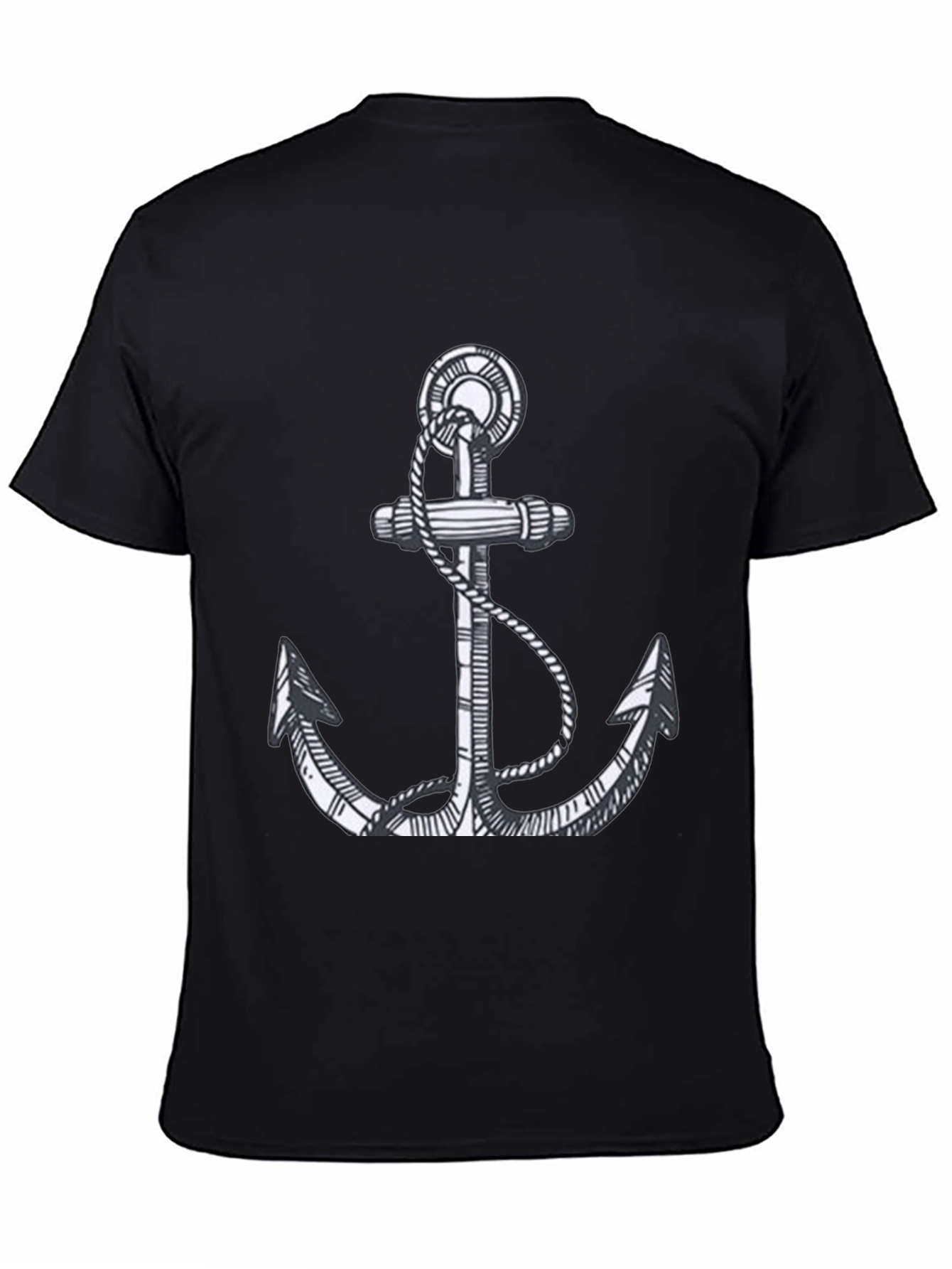 Anchor Graphic Tee - Classic Nautical Style