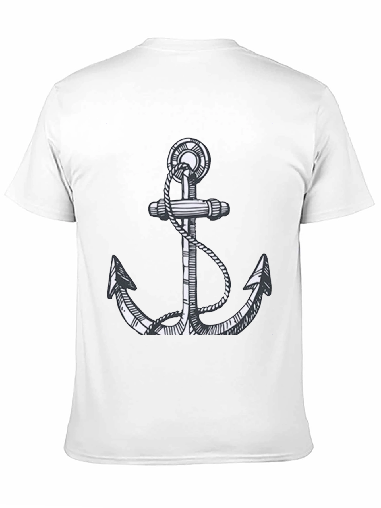 Anchor Graphic Tee - Classic Nautical Style