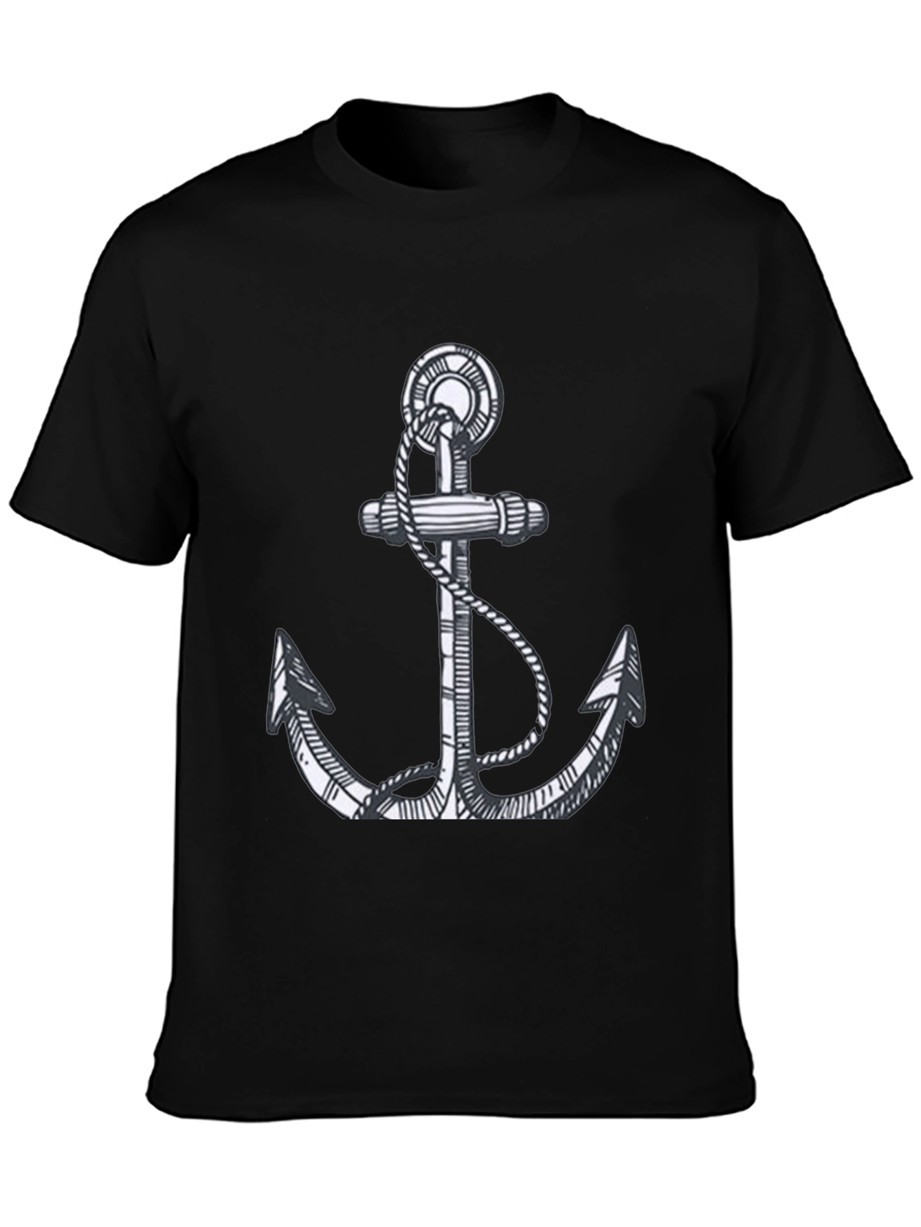 Anchor Graphic Tee - Classic Nautical Style