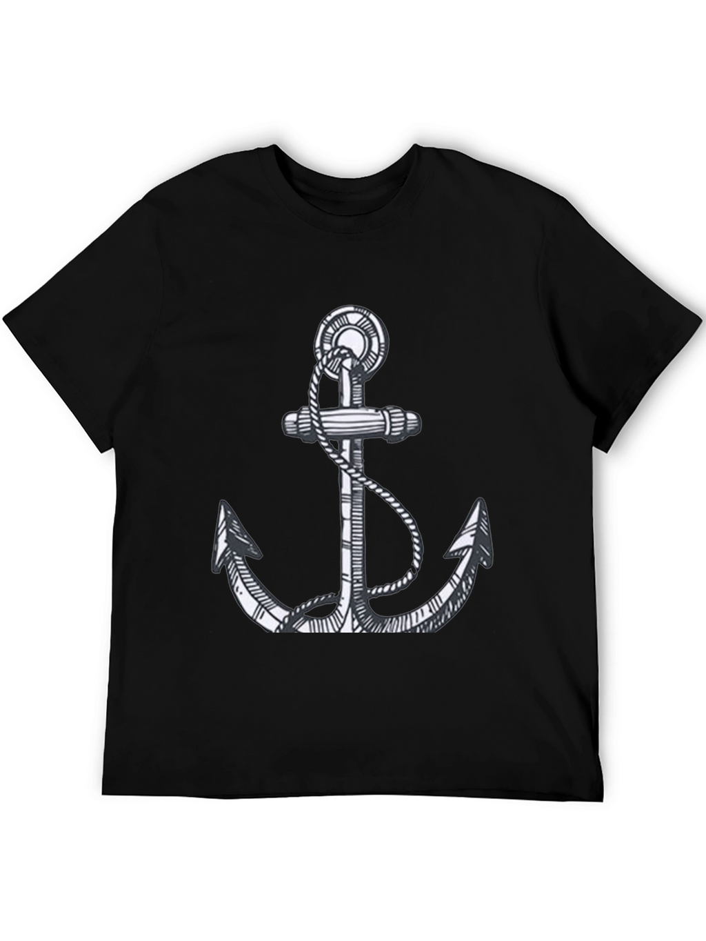 Anchor Graphic Tee - Classic Nautical Style