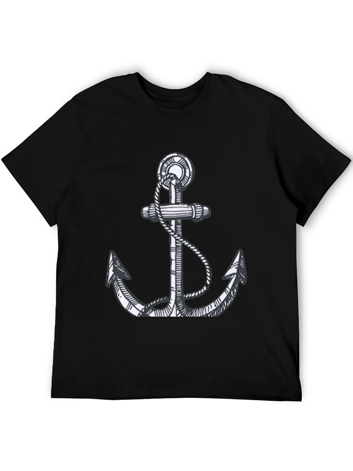 Anchor Graphic Tee - Classic Nautical Style