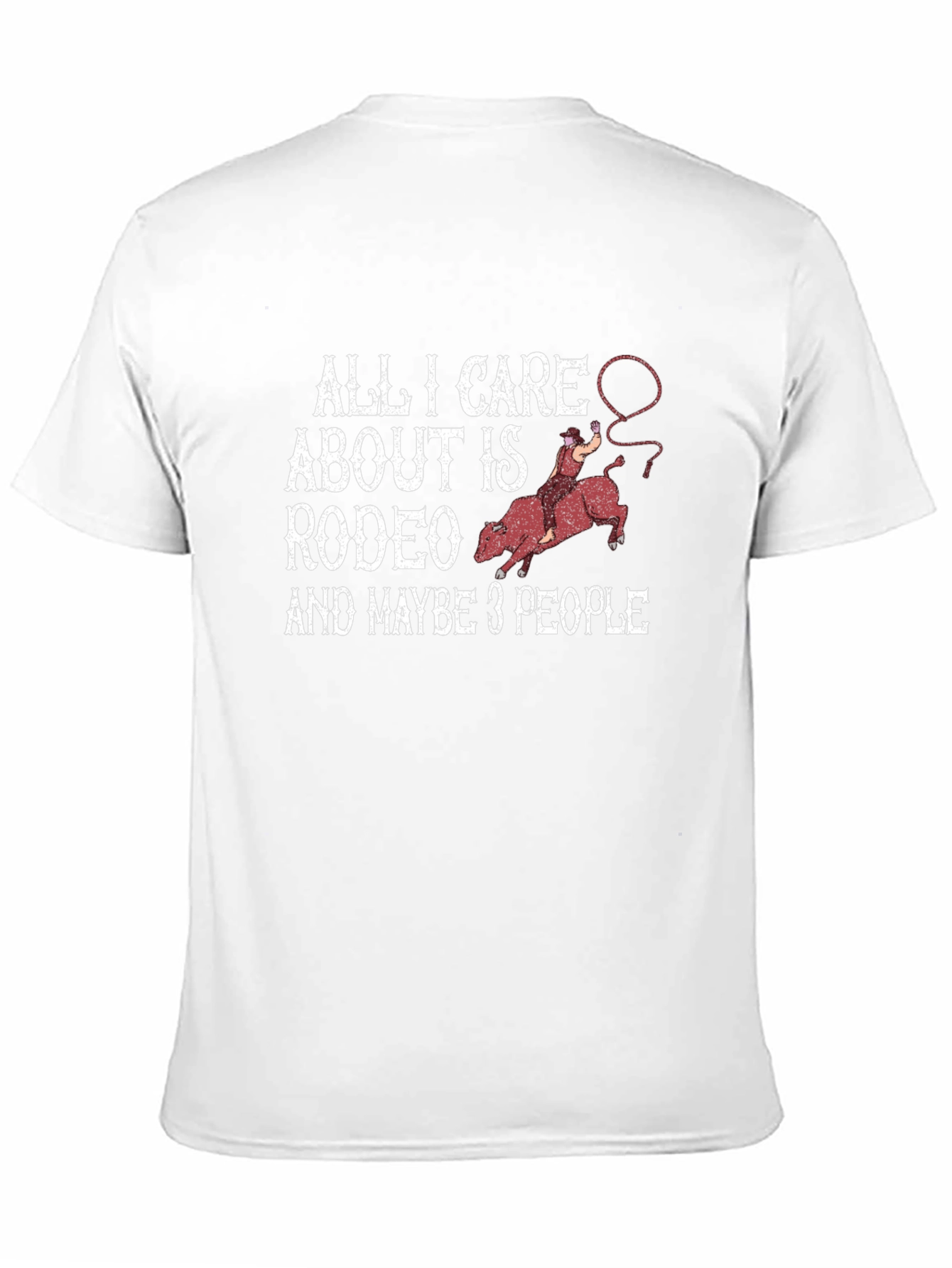 Rodeo Lover T-Shirt Funny Rodeo Bull Riding Gift