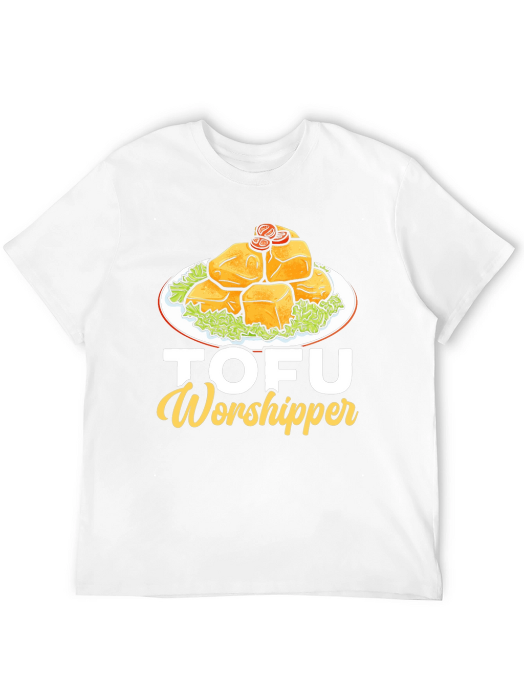Tofu Worshipper Graphic T-Shirt - Vegan Friendly Apparel