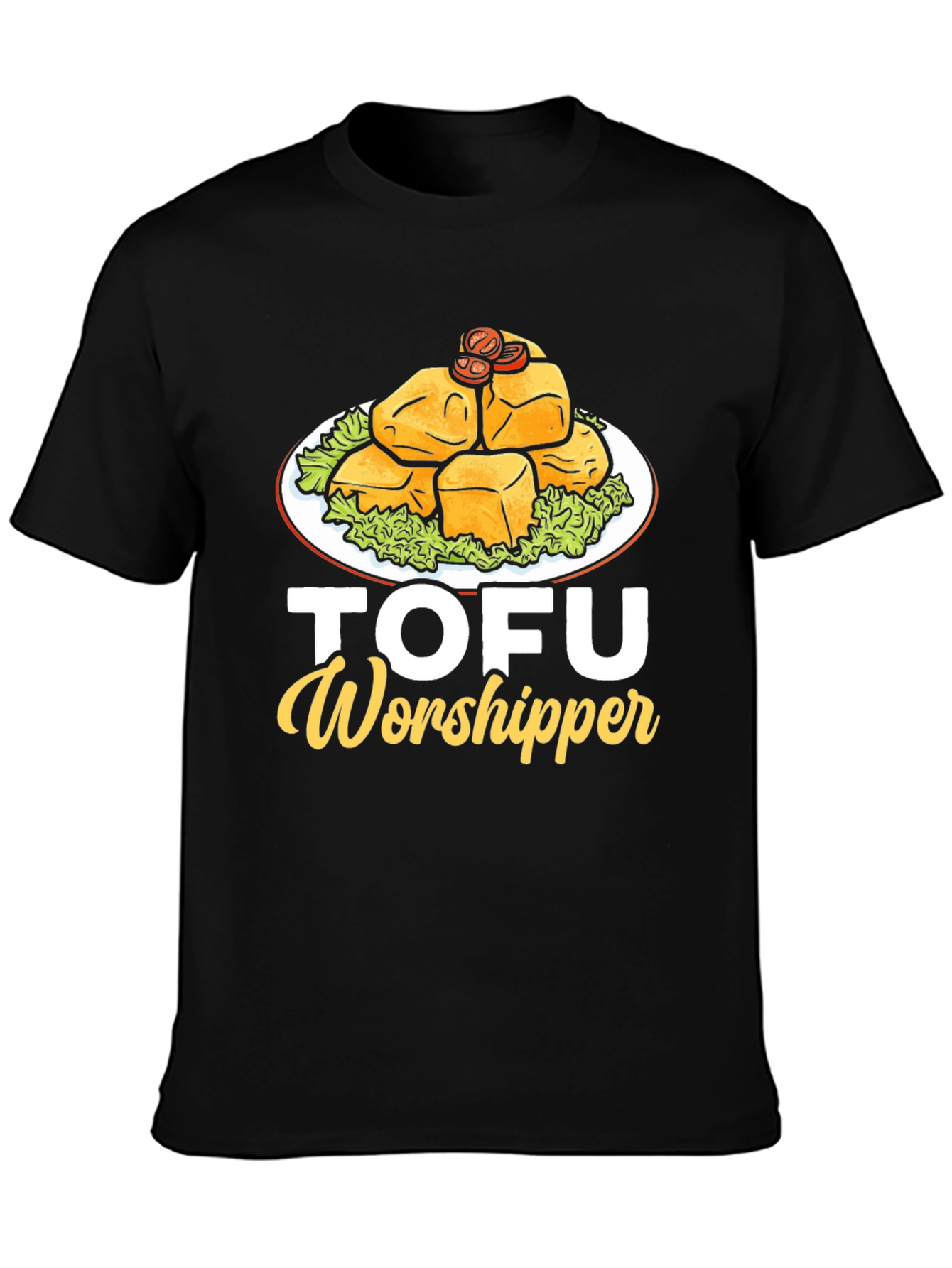 Tofu Worshipper Graphic T-Shirt - Vegan Friendly Apparel