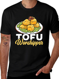 Tofu Worshipper Graphic T-Shirt - Vegan Friendly Apparel