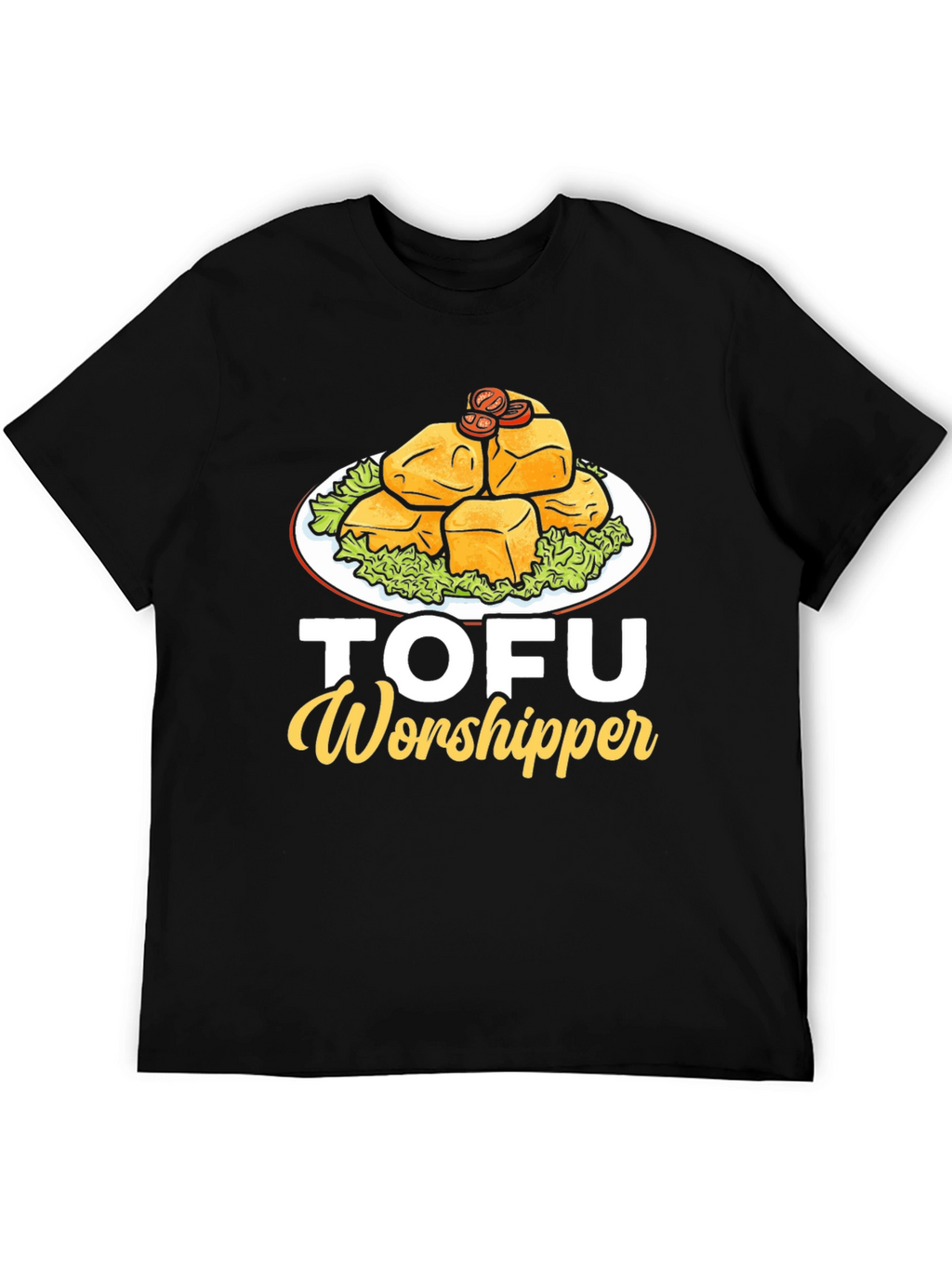 Tofu Worshipper Graphic T-Shirt - Vegan Friendly Apparel