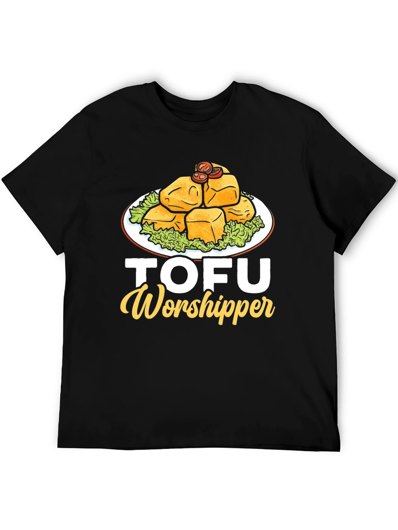 Tofu Worshipper Graphic T-Shirt - Vegan Friendly Apparel