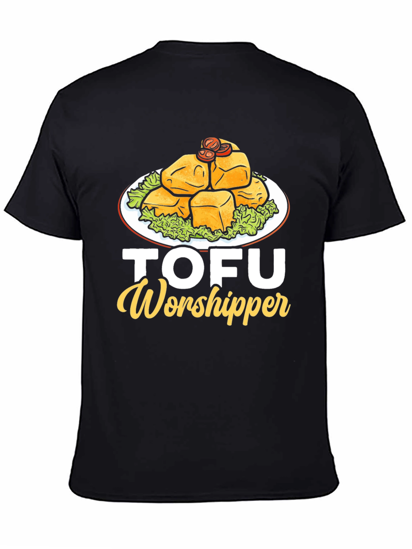 Tofu Worshipper Graphic T-Shirt - Vegan Friendly Apparel