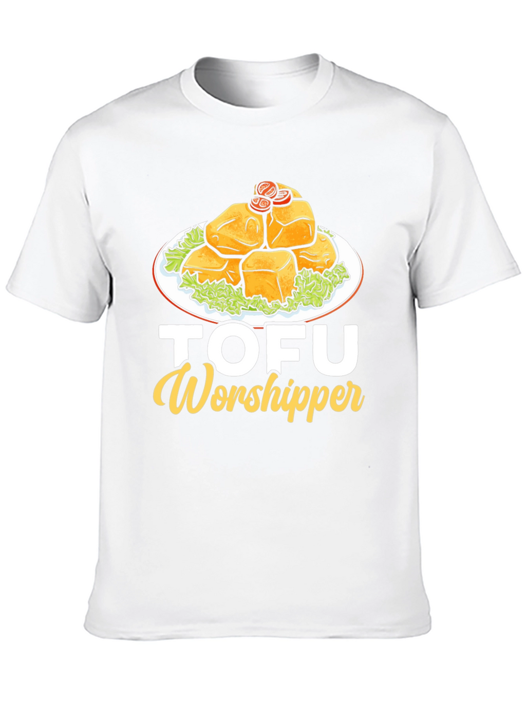 Tofu Worshipper Graphic T-Shirt - Vegan Friendly Apparel