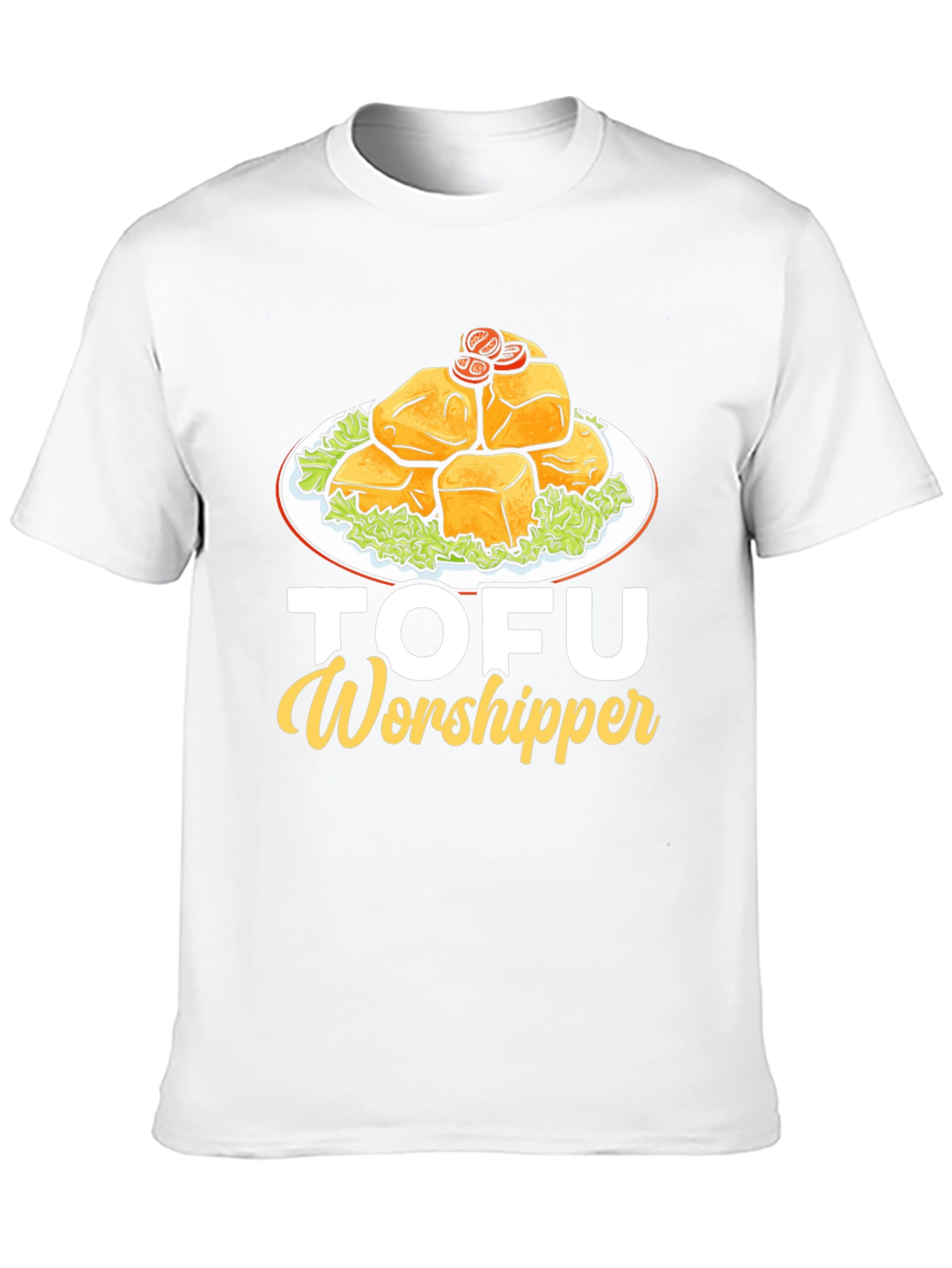 Tofu Worshipper Graphic T-Shirt - Vegan Friendly Apparel