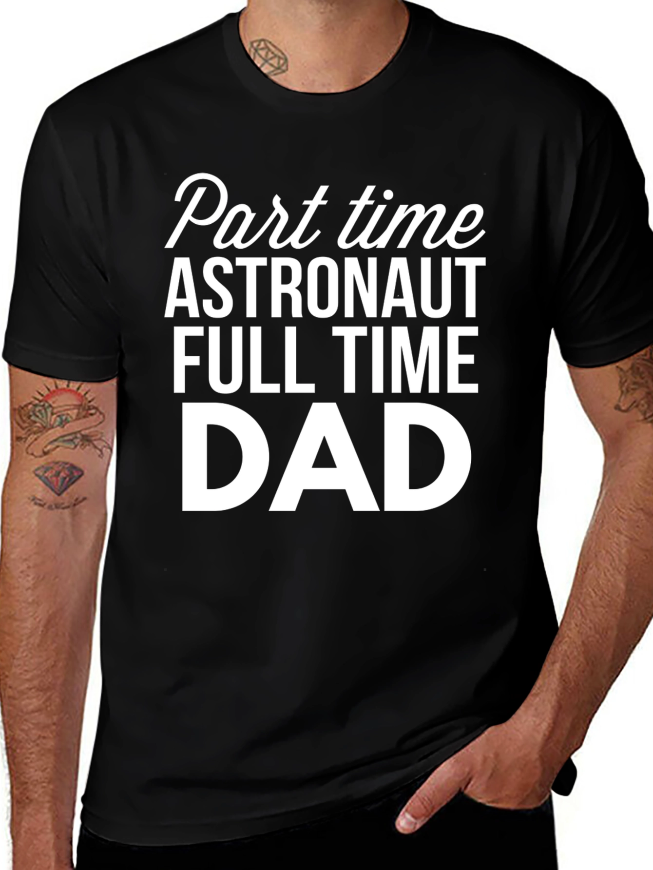 Astronaut Dad T-Shirt - Funny Fathers Day Gift