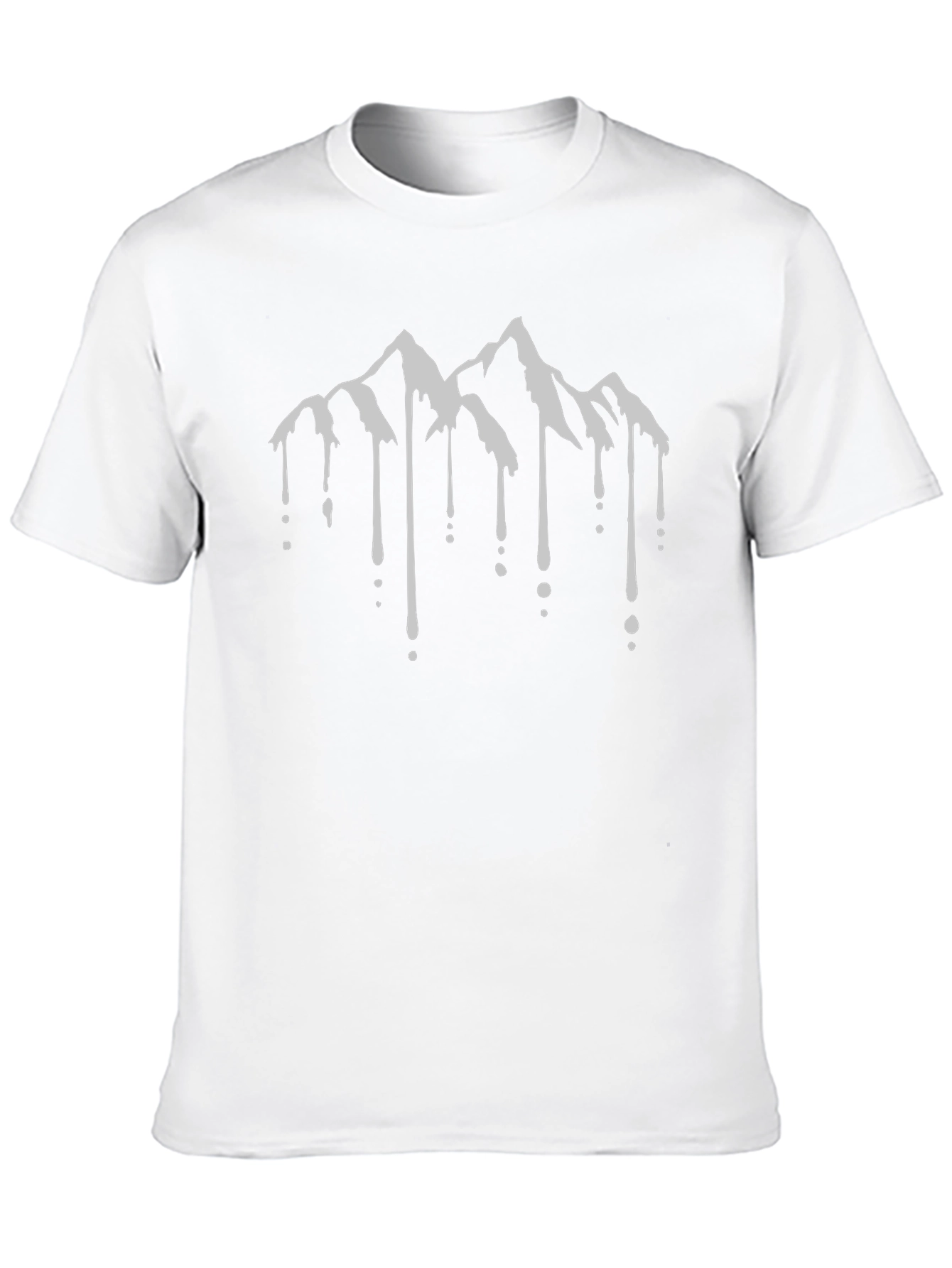 Dripping Mountain Graphic Tee - Black