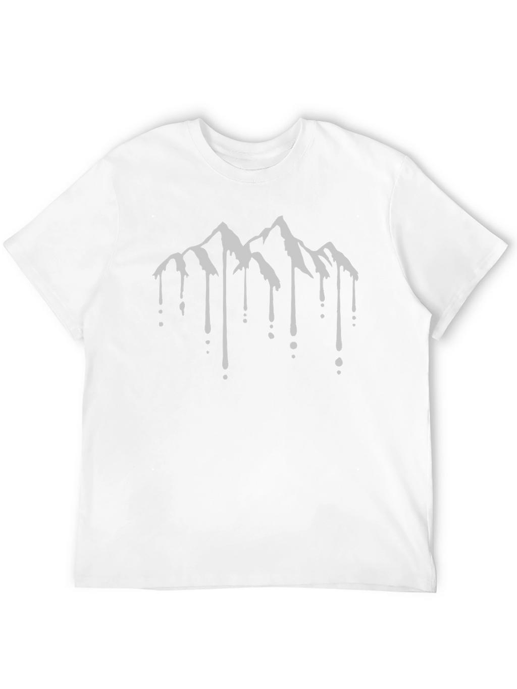 Dripping Mountain Graphic Tee - Black