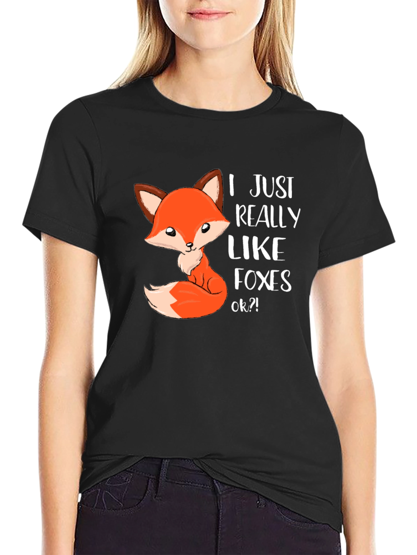 I Just Really Like Foxes T-Shirt - Cute Fox Design
