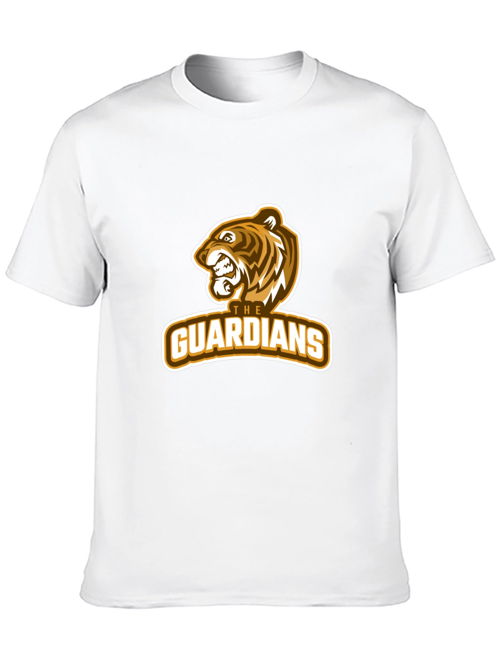 Guardians Tiger Graphic Black T-Shirt