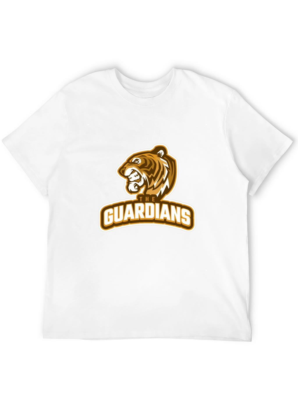Guardians Tiger Graphic Black T-Shirt