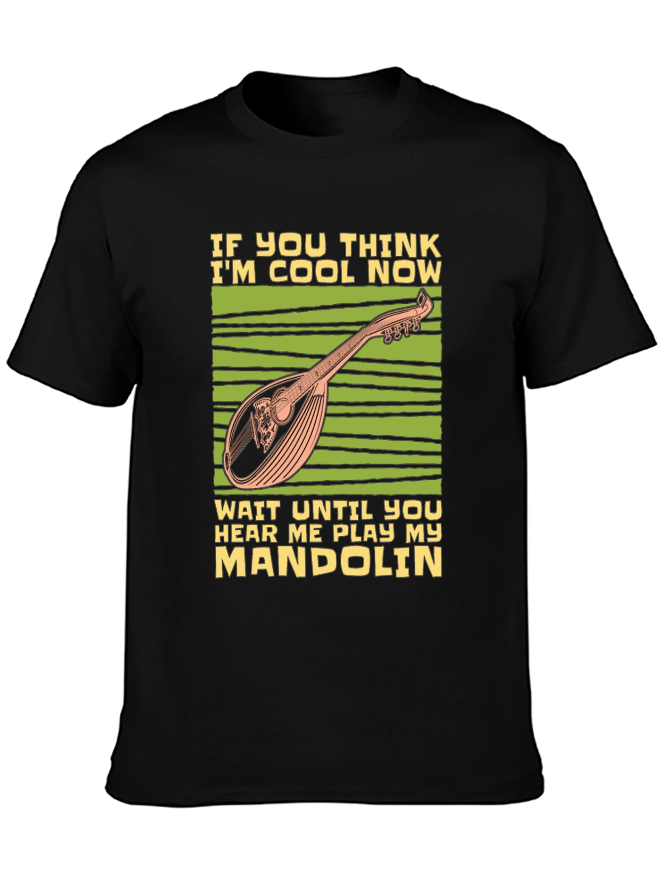 Cool Mandolin Player T-Shirt