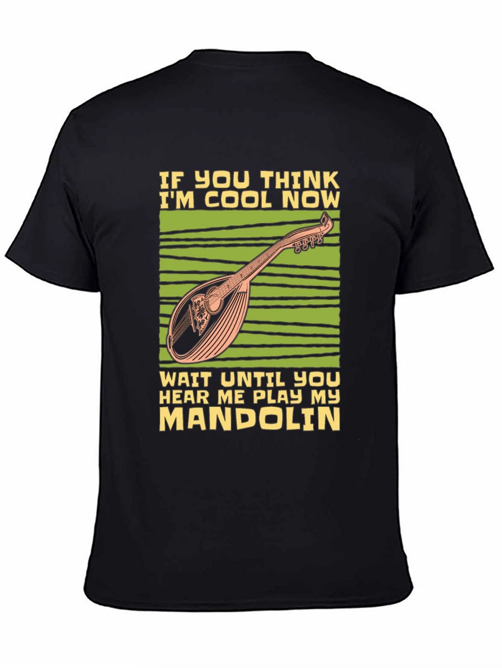 Cool Mandolin Player T-Shirt