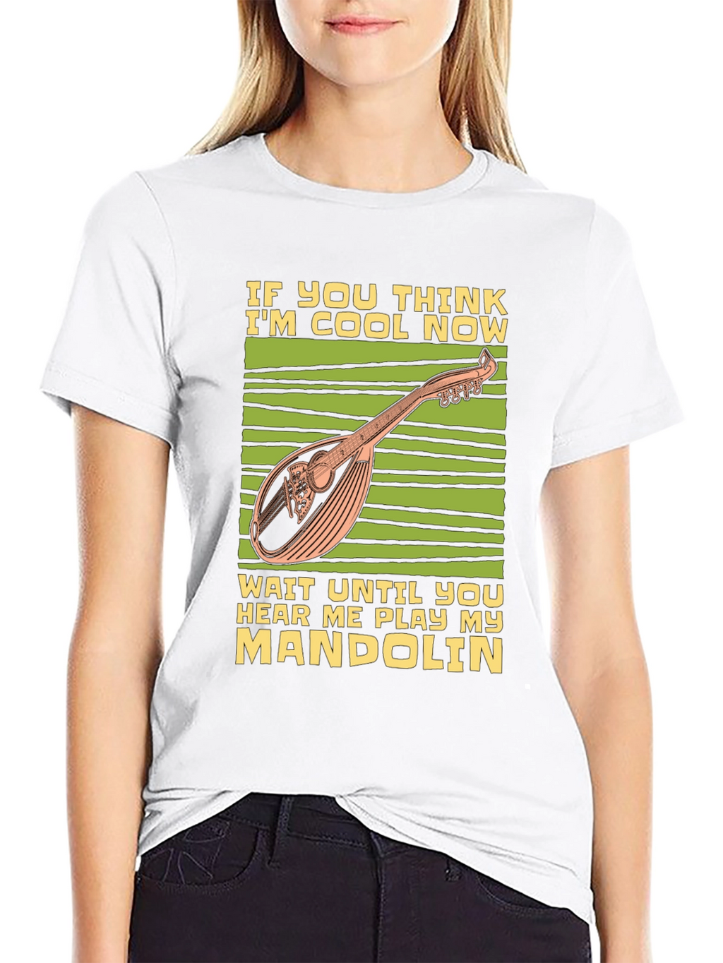 Cool Mandolin Player T-Shirt