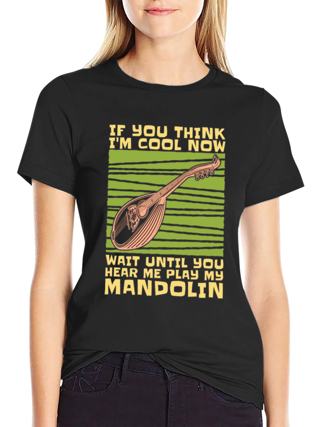 Cool Mandolin Player T-Shirt