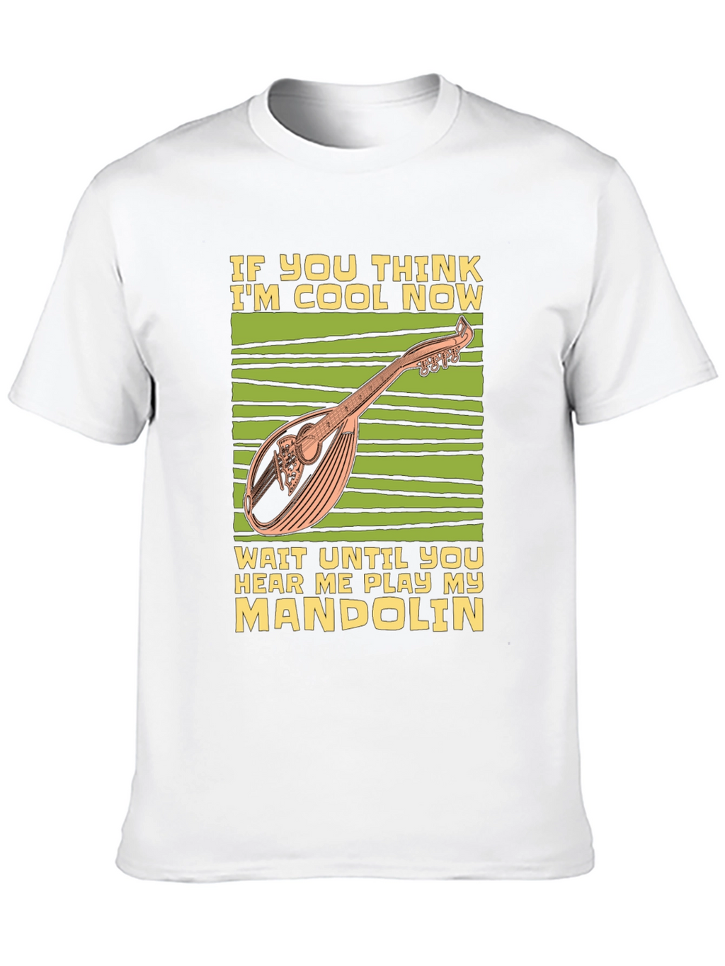 Cool Mandolin Player T-Shirt