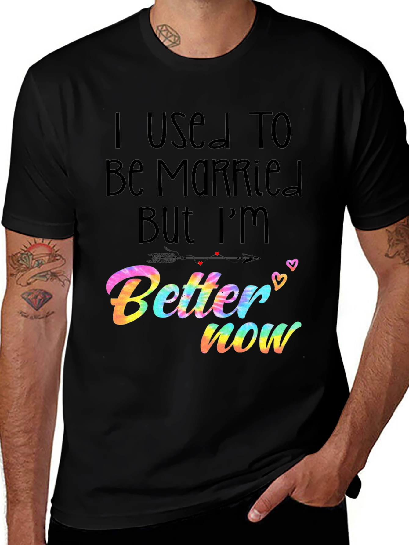 Divorced Life Tee: I Used To Be Married Better Now T-Shirt