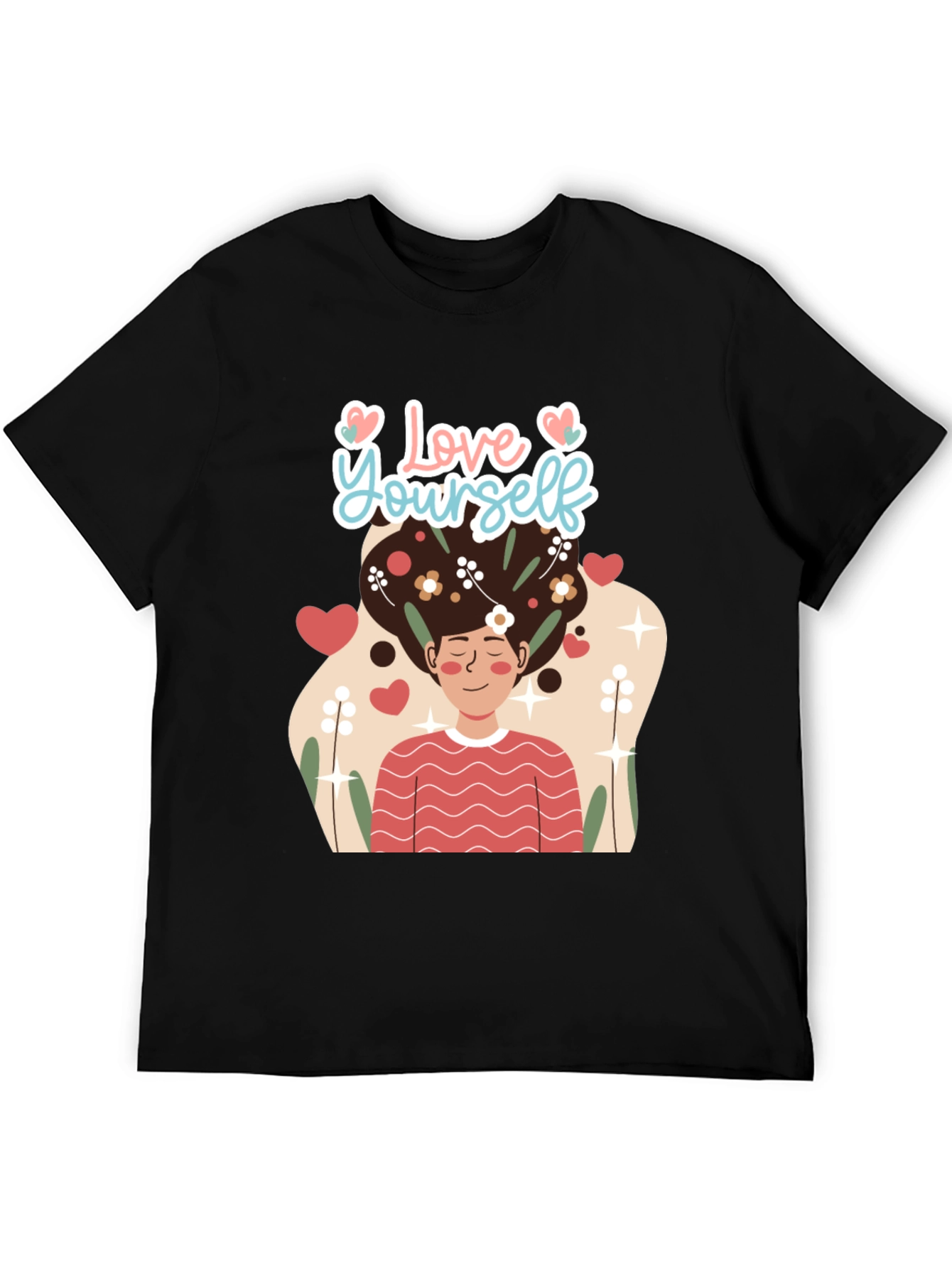 Love Yourself Graphic Tee - Black Unisex T-Shirt