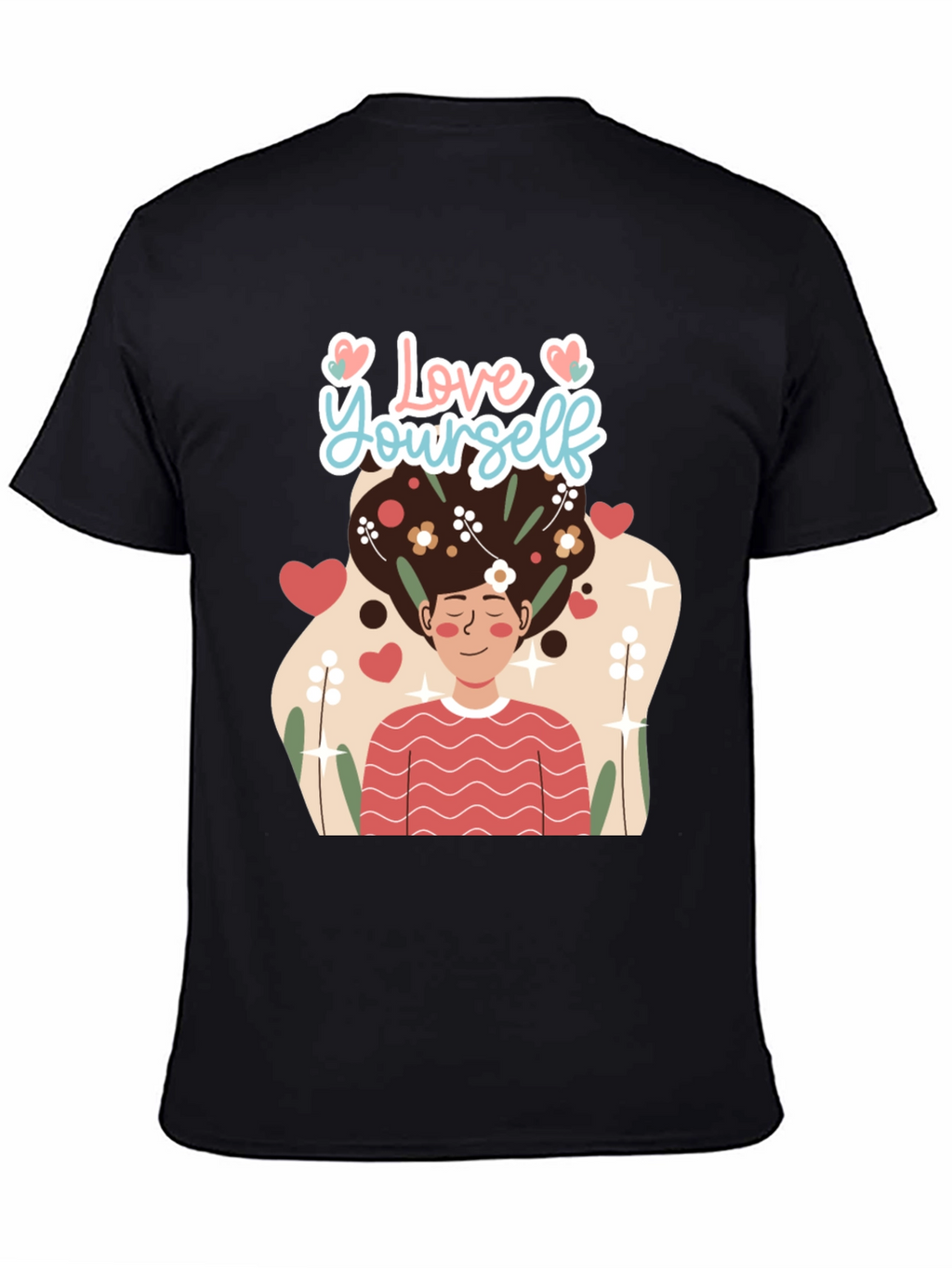Love Yourself Graphic Tee - Black Unisex T-Shirt