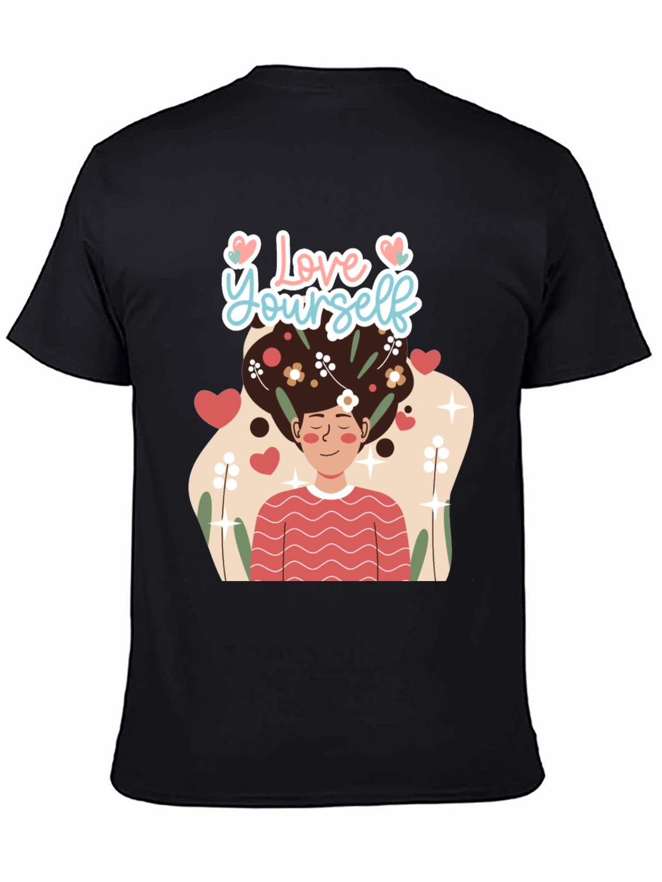 Love Yourself Graphic Tee - Black Unisex T-Shirt