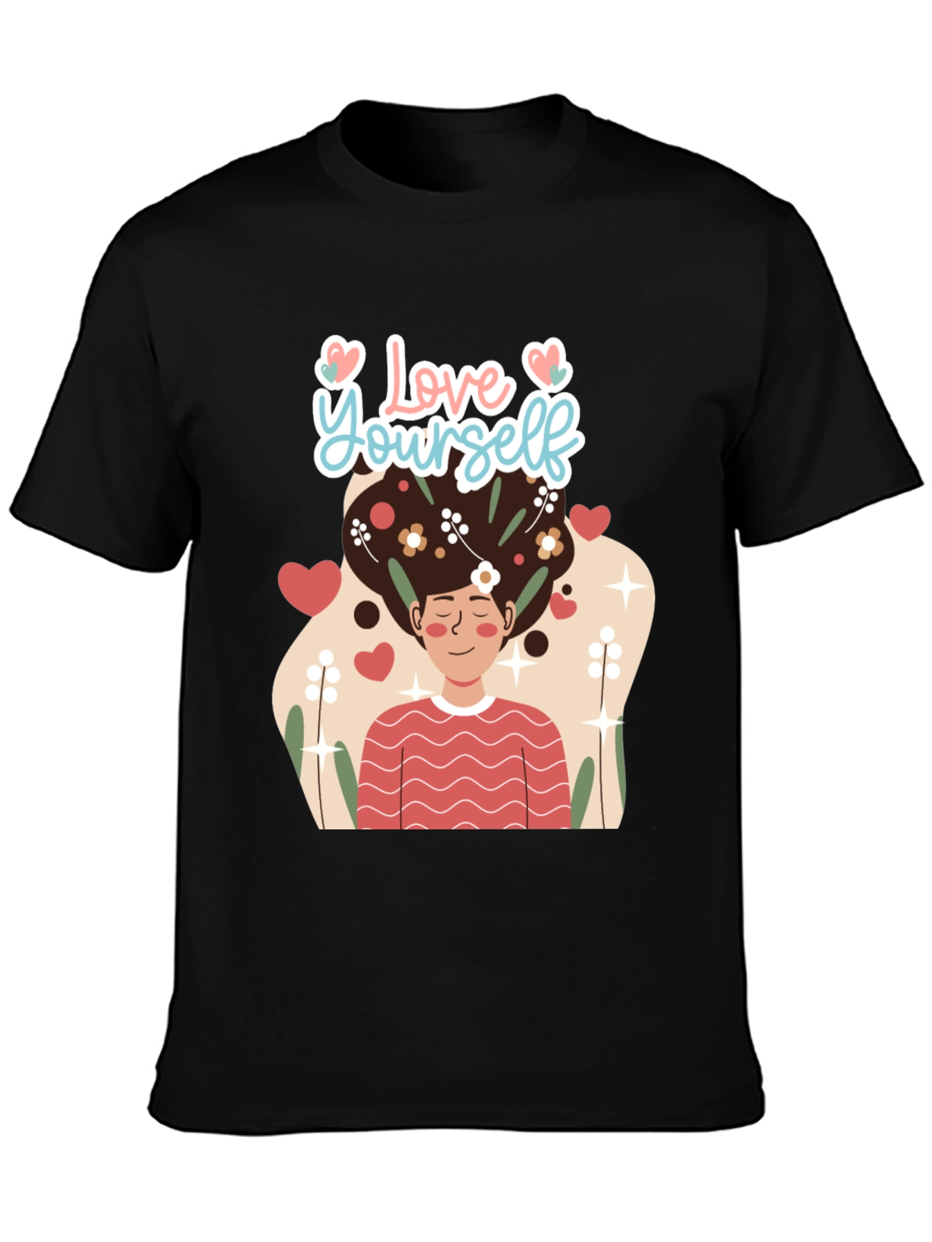 Love Yourself Graphic Tee - Black Unisex T-Shirt