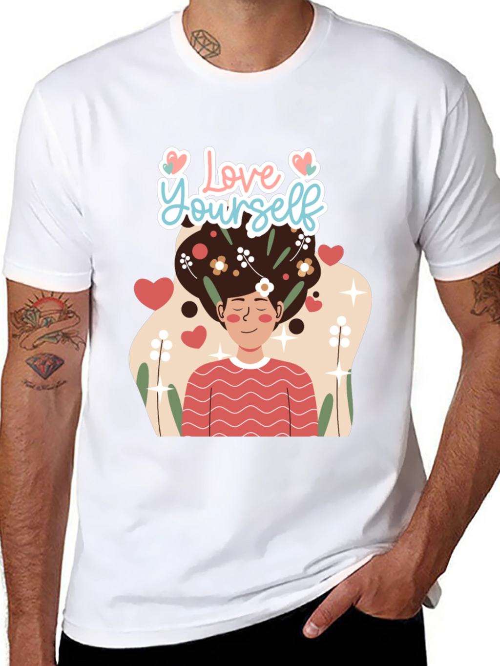 Love Yourself Graphic Tee - Black Unisex T-Shirt