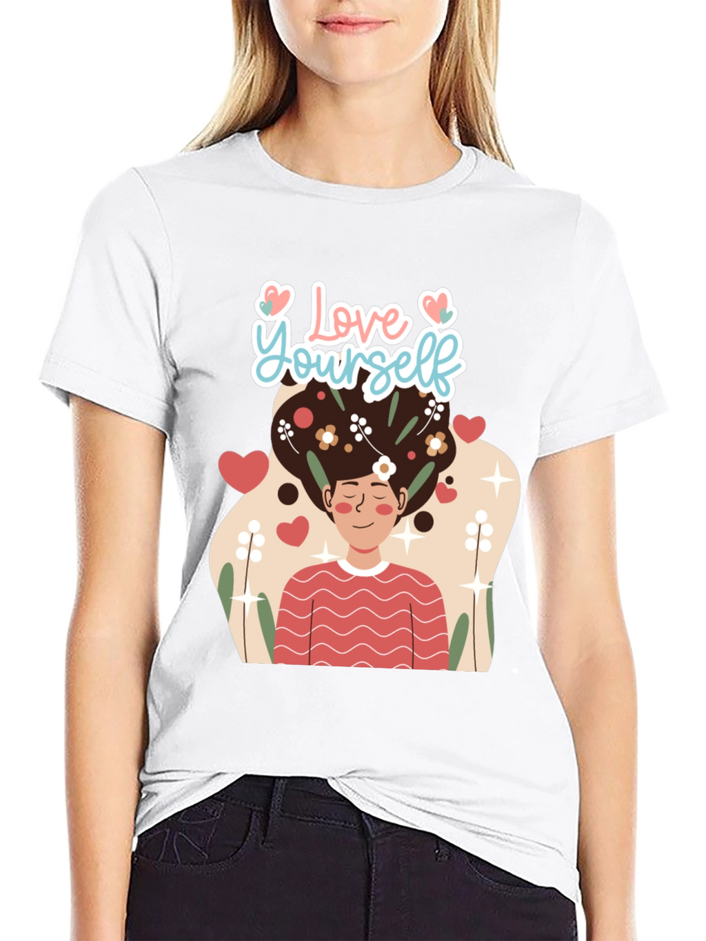 Love Yourself Graphic Tee - Black Unisex T-Shirt