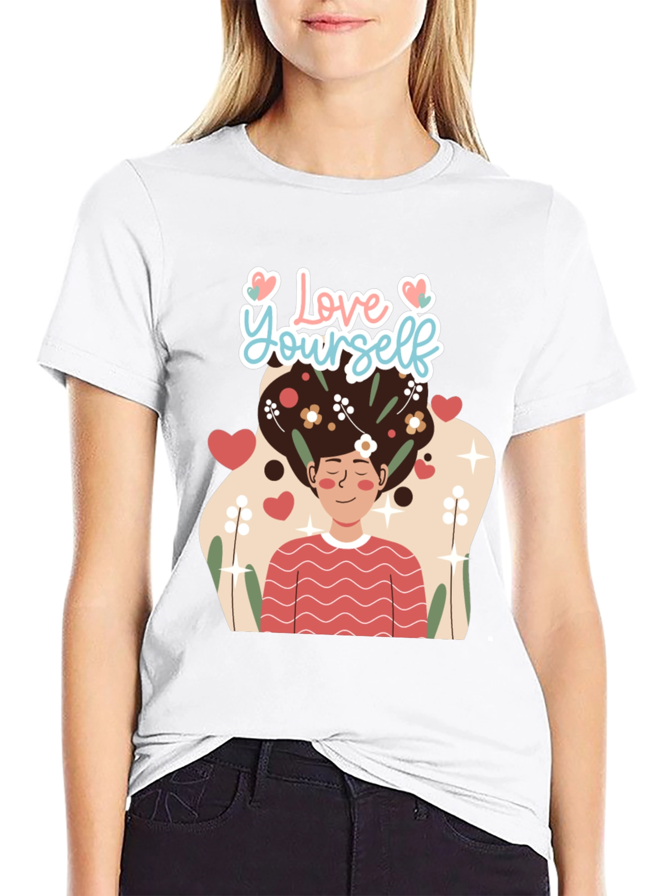 Love Yourself Graphic Tee - Black Unisex T-Shirt