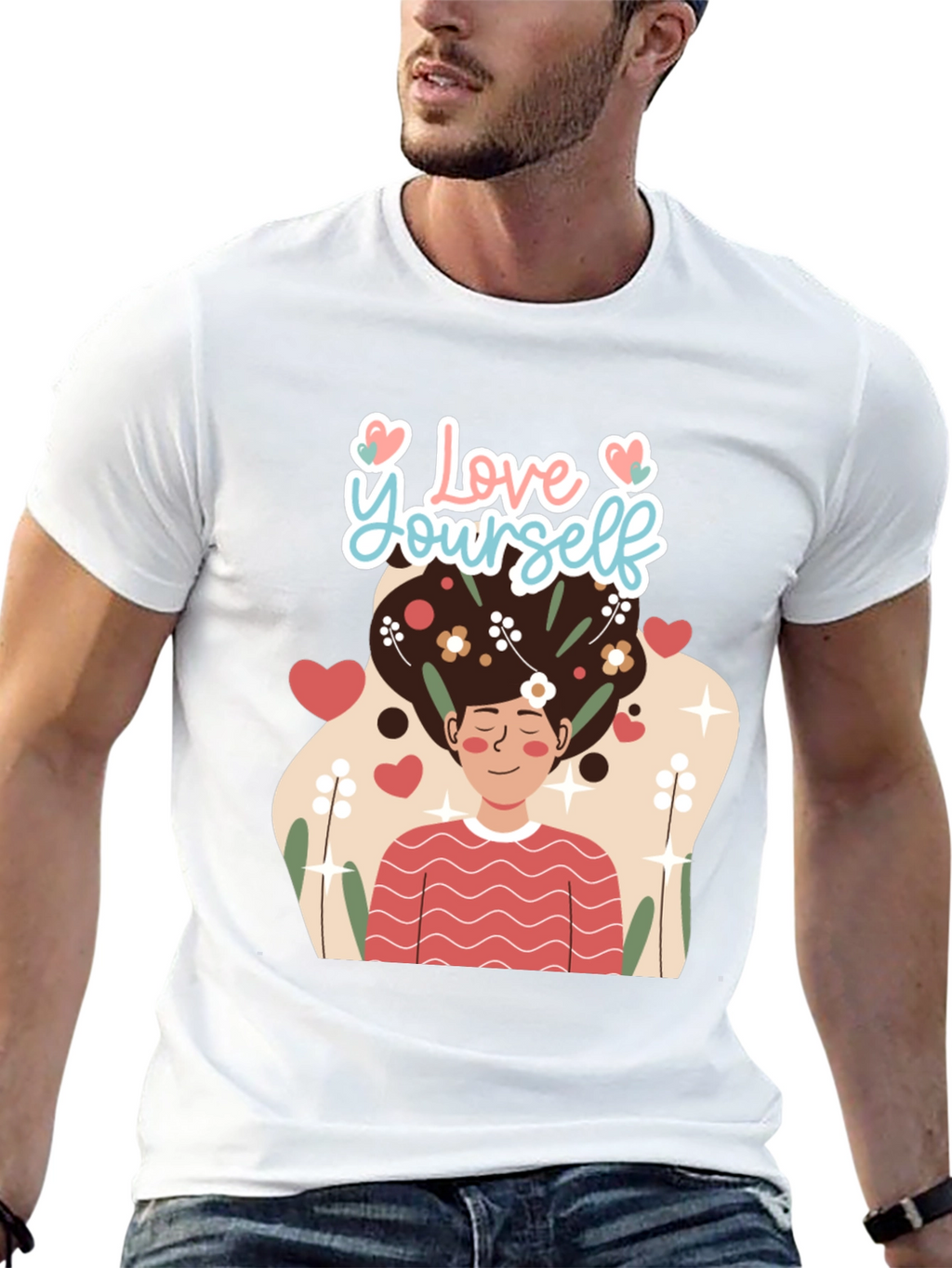 Love Yourself Graphic Tee - Black Unisex T-Shirt