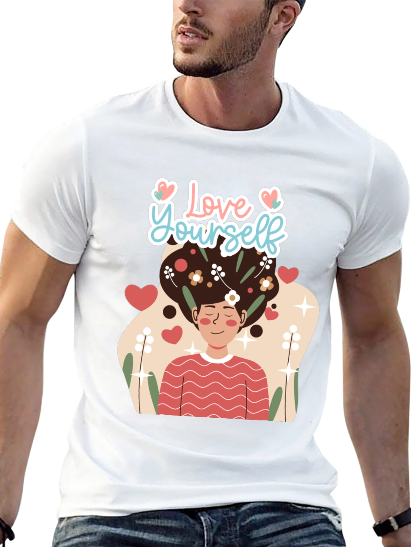 Love Yourself Graphic Tee - Black Unisex T-Shirt