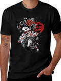 Geisha Oni Mask T-Shirt - Japanese Art Tee