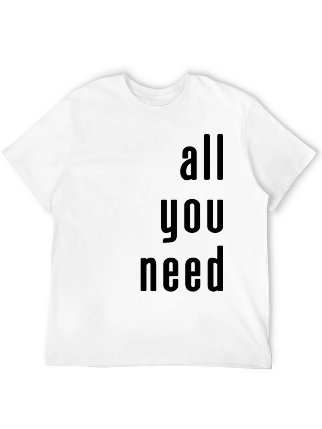 All You Need Graphic Tee - Black