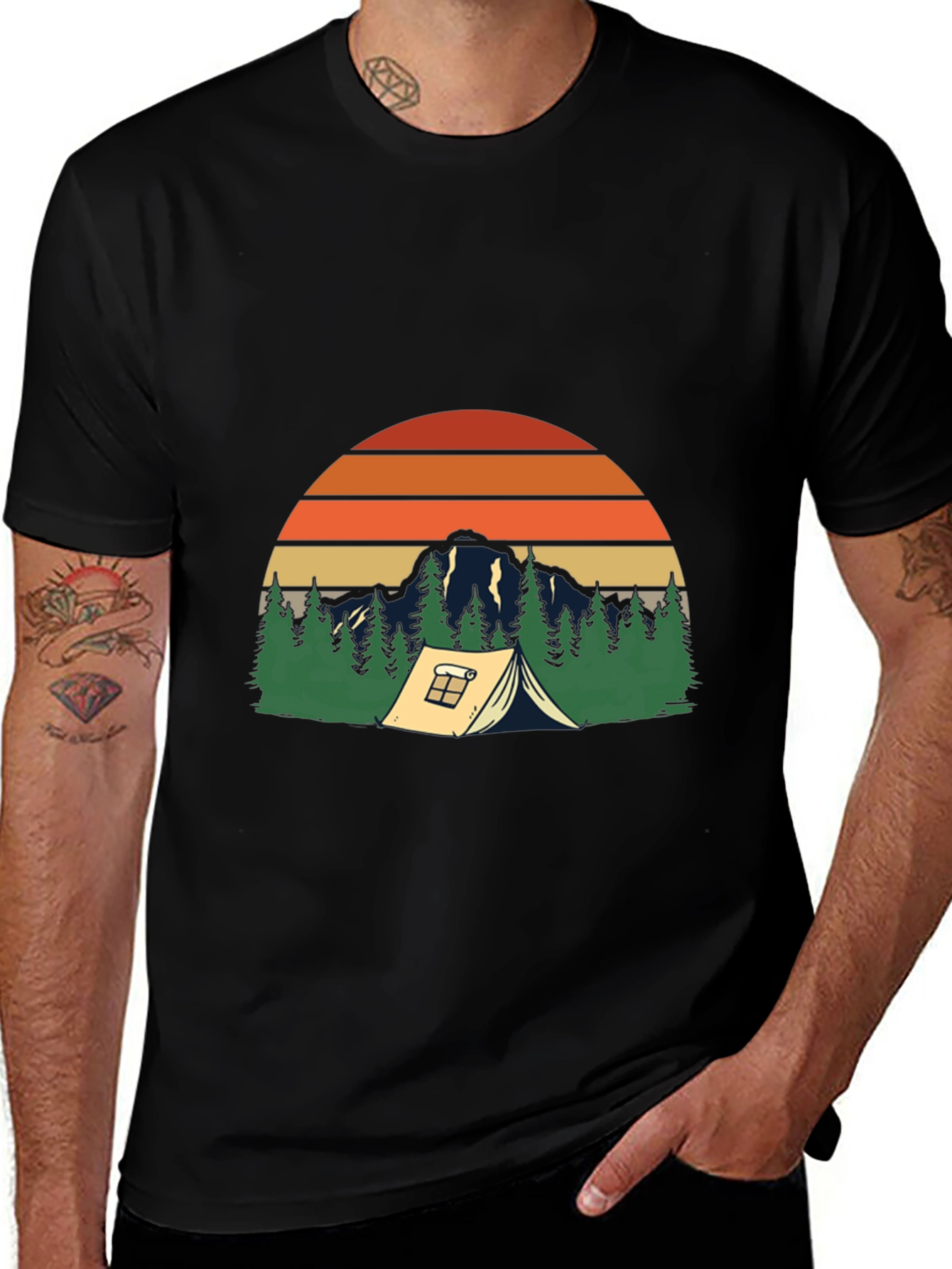 Retro Camping T-Shirt - Adventure Ready!