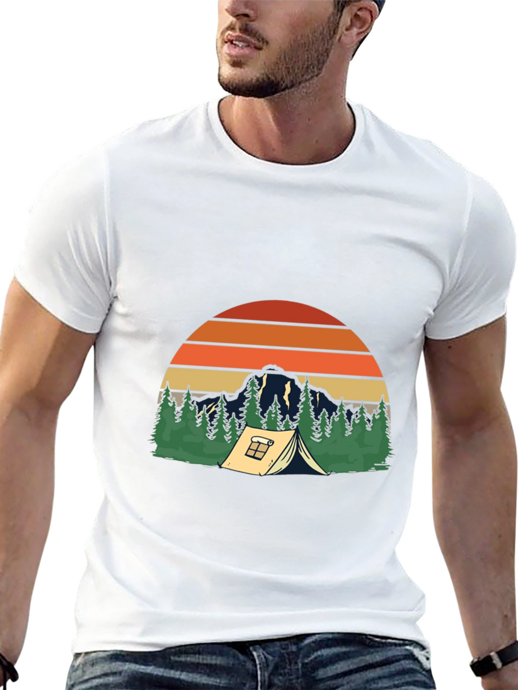 Retro Camping T-Shirt - Adventure Ready!