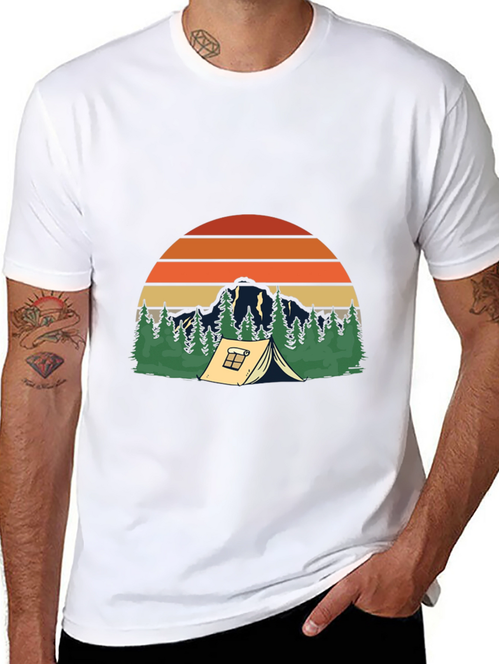 Retro Camping T-Shirt - Adventure Ready!