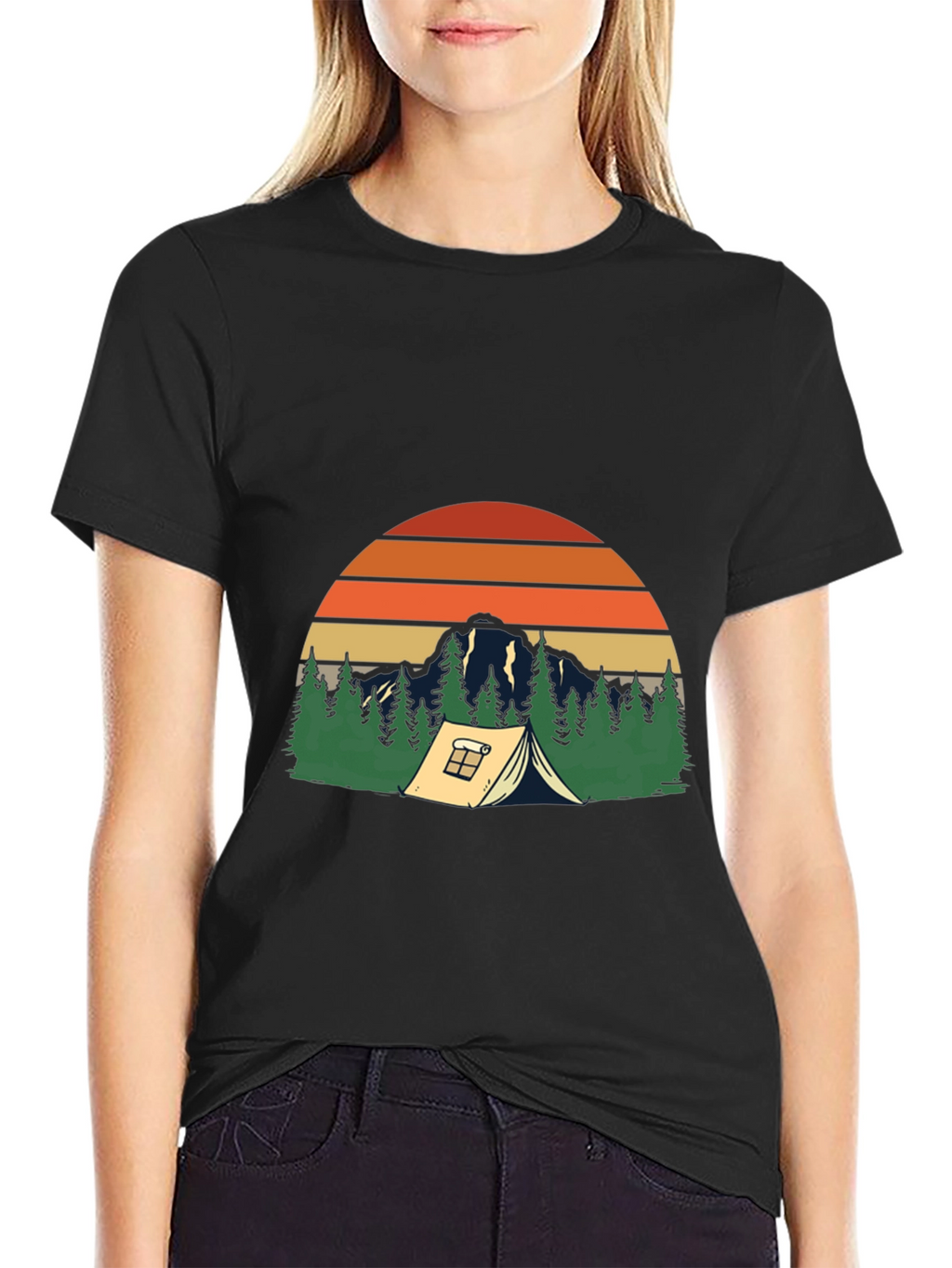 Retro Camping T-Shirt - Adventure Ready!