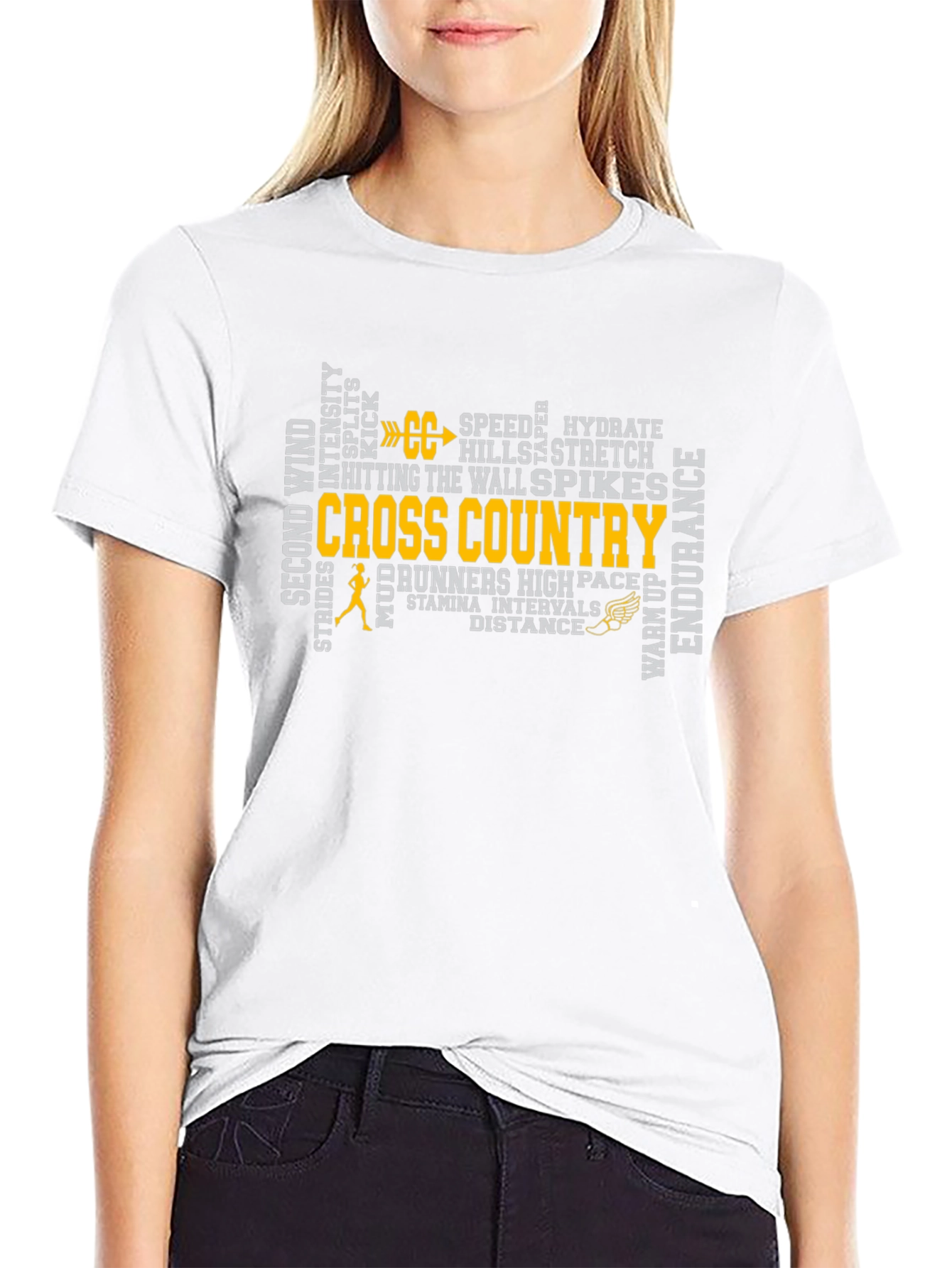 Cross Country Runner Graphic Tee