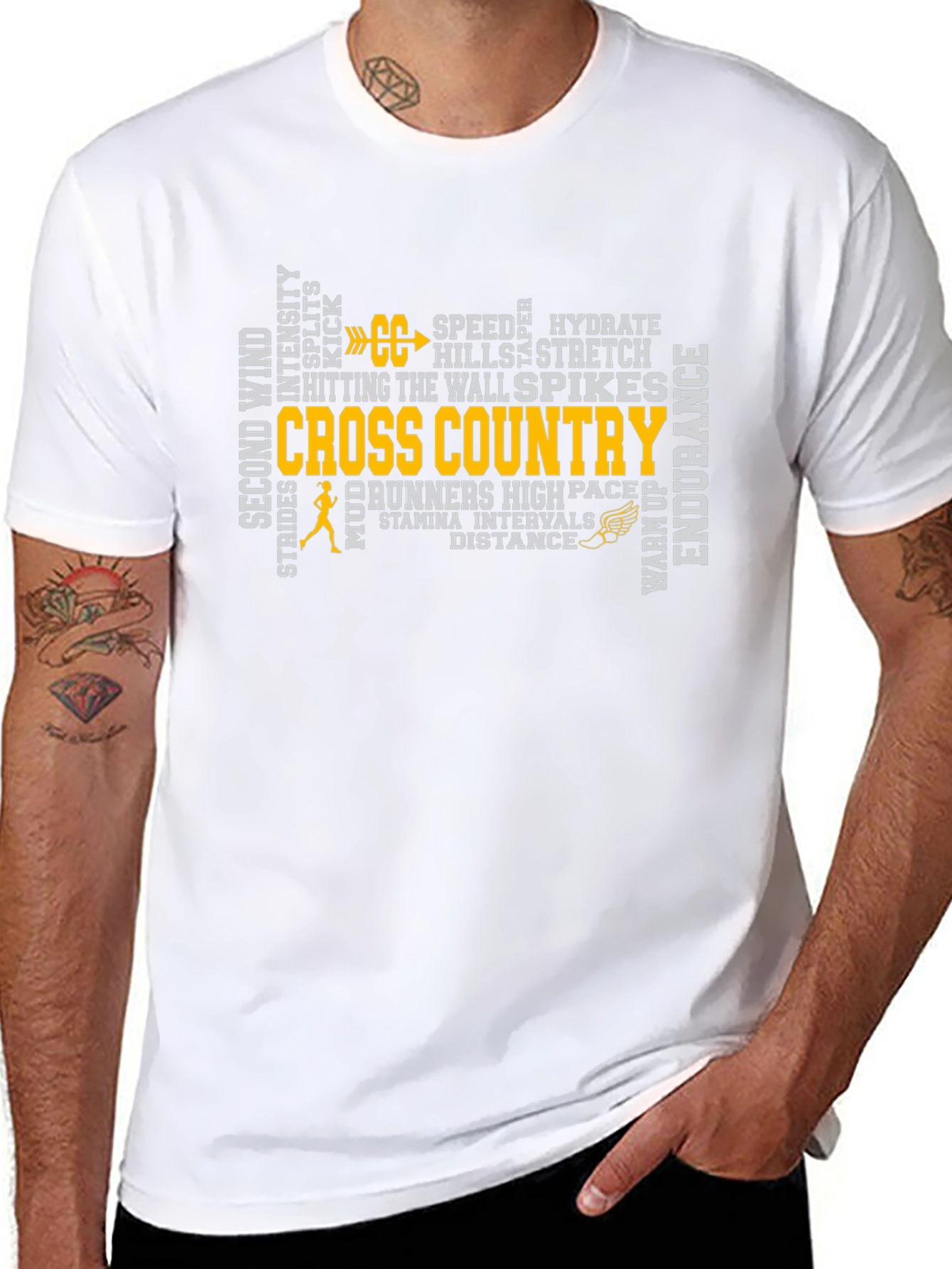 Cross Country Runner Graphic Tee
