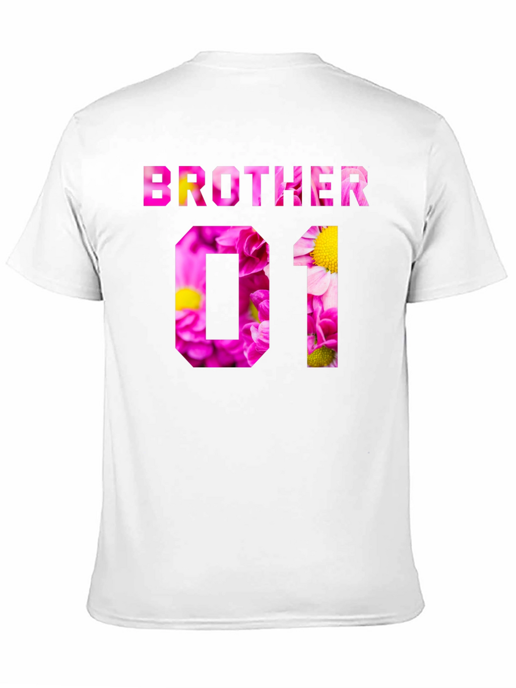 Brother Floral Print Black T-Shirt
