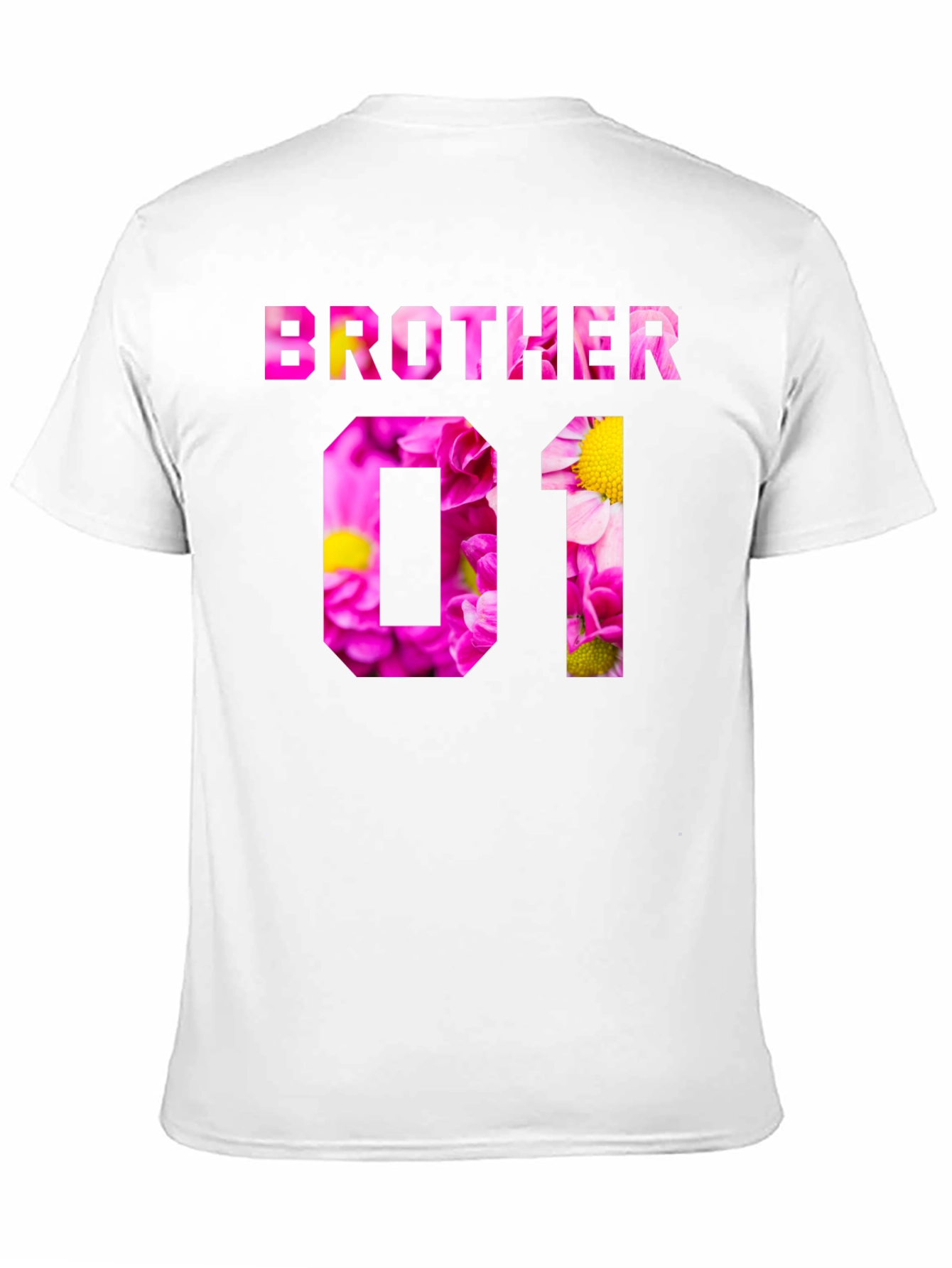Brother Floral Print Black T-Shirt