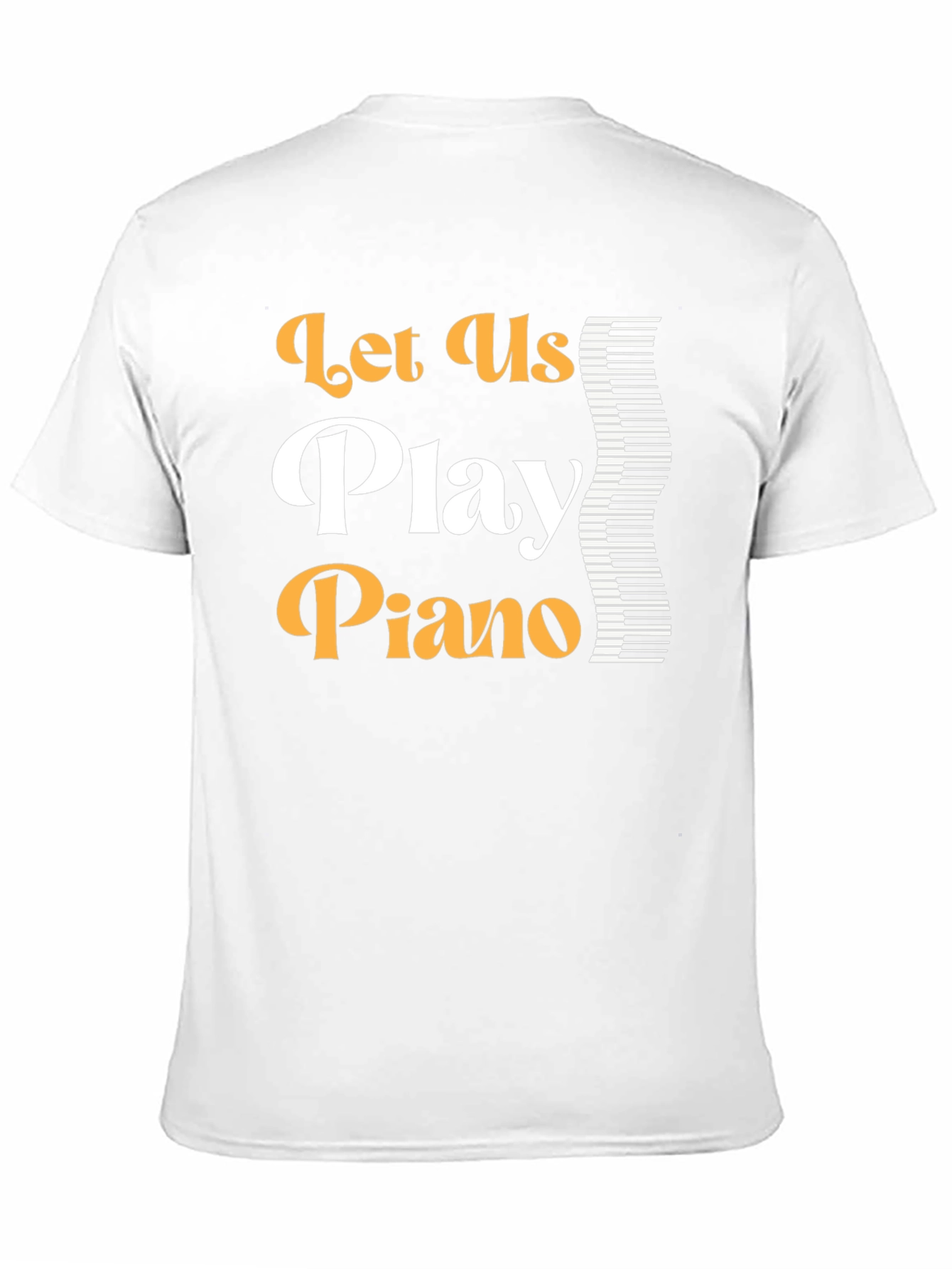 Lets Play Piano Graphic T-Shirt