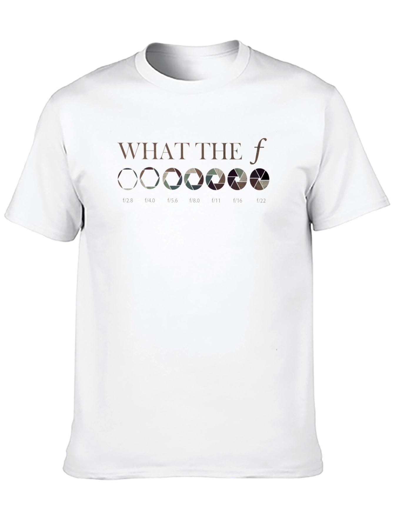 Photographer Humor T-Shirt - What The F Aperture Tee