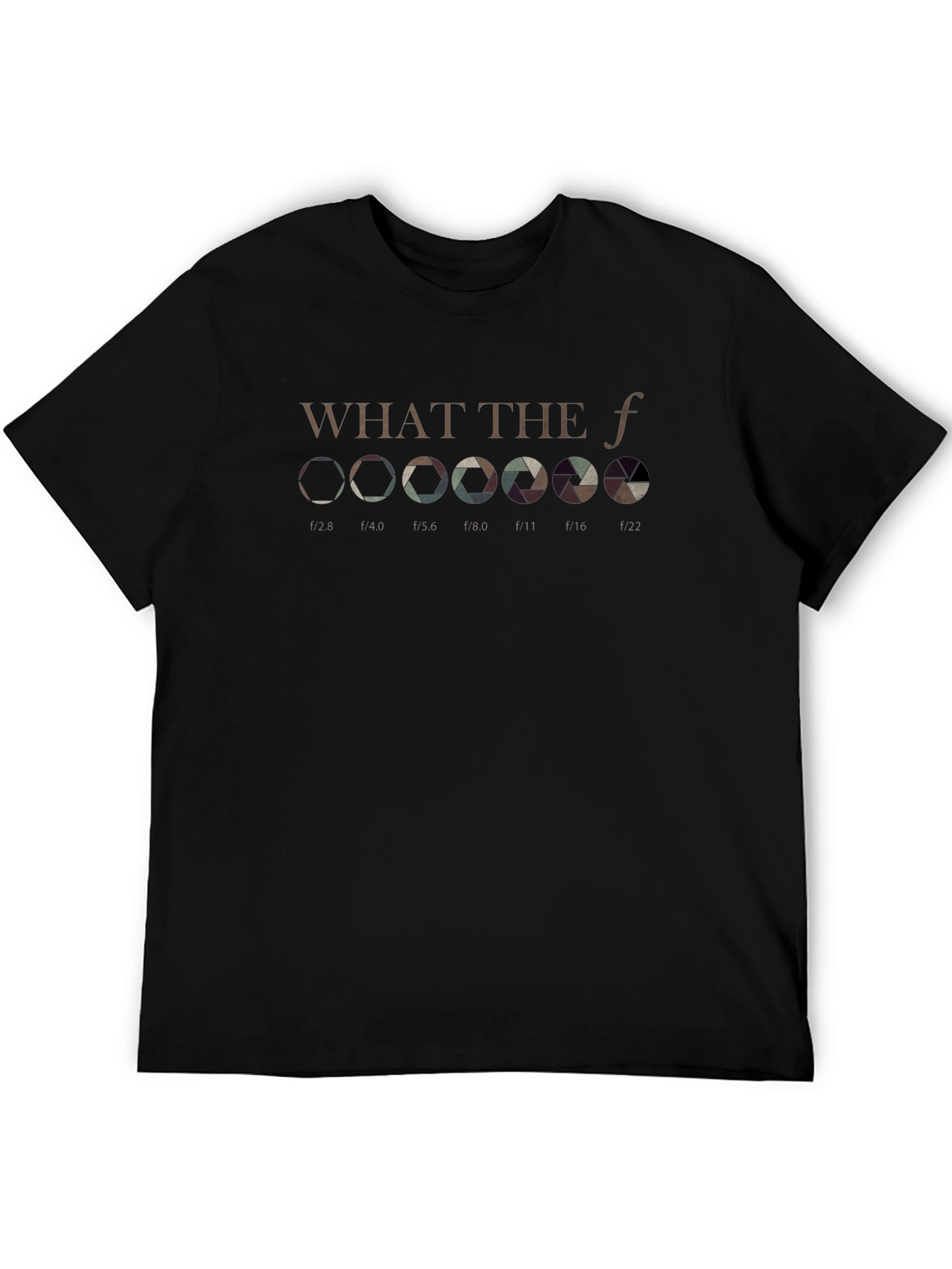 Photographer Humor T-Shirt - What The F Aperture Tee