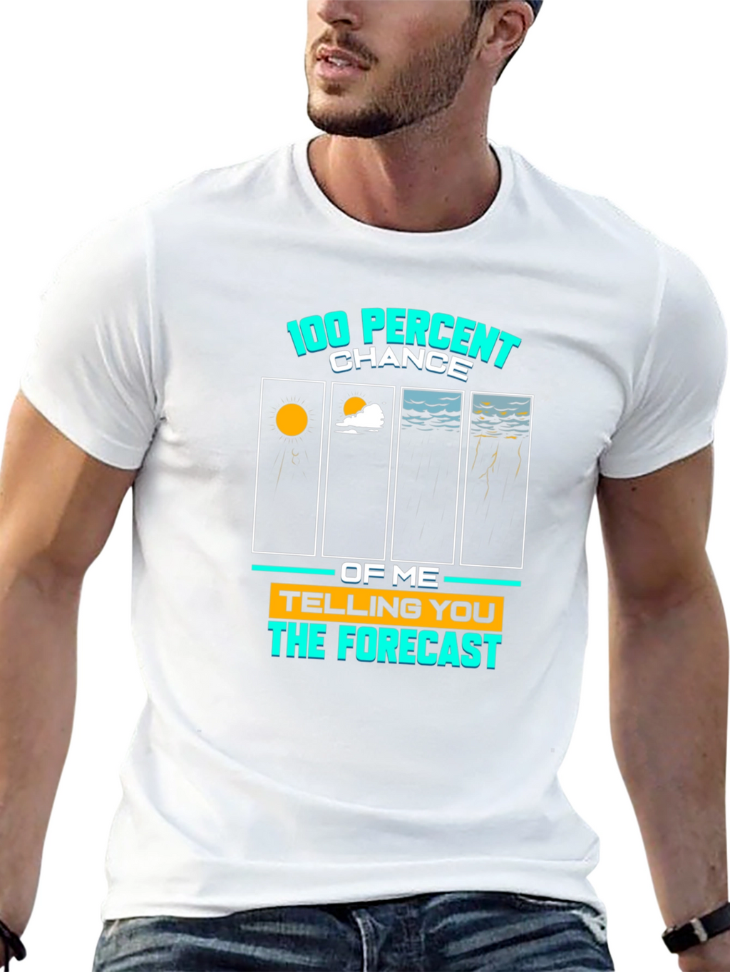 100% Chance Forecast Graphic Tee